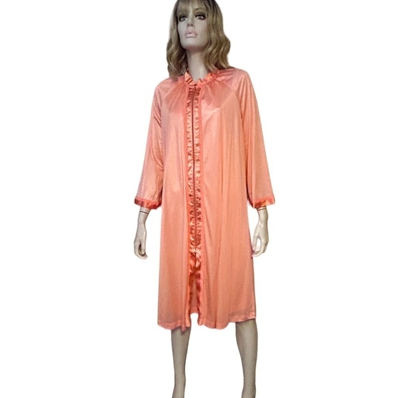 Vintage 80s Gossard Artemis Peignoir Set Lingerie Robe Nightgown Gown Negligee - Picture 9 of 16